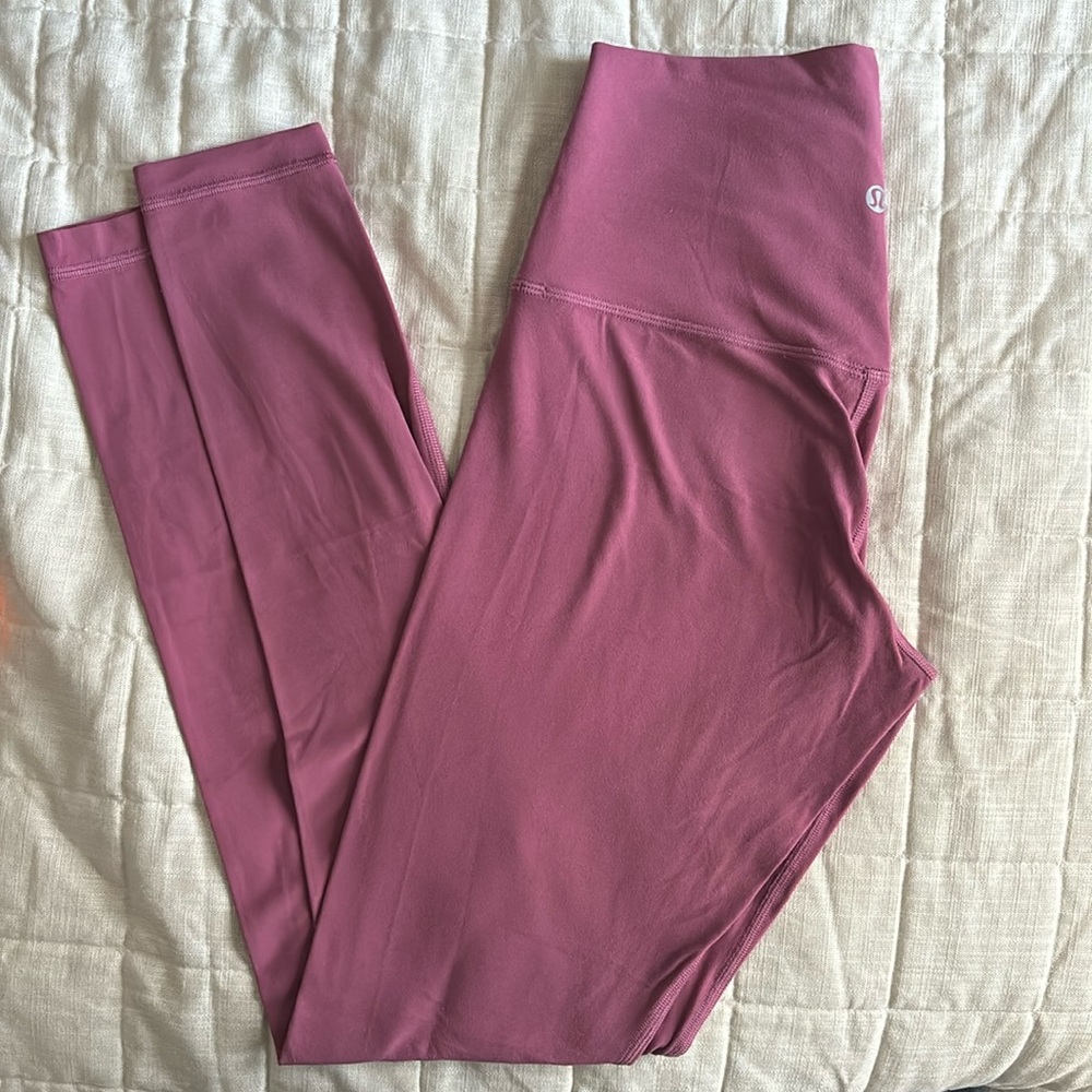 lululemon athletica Plum/Pink High-Rise Leggings